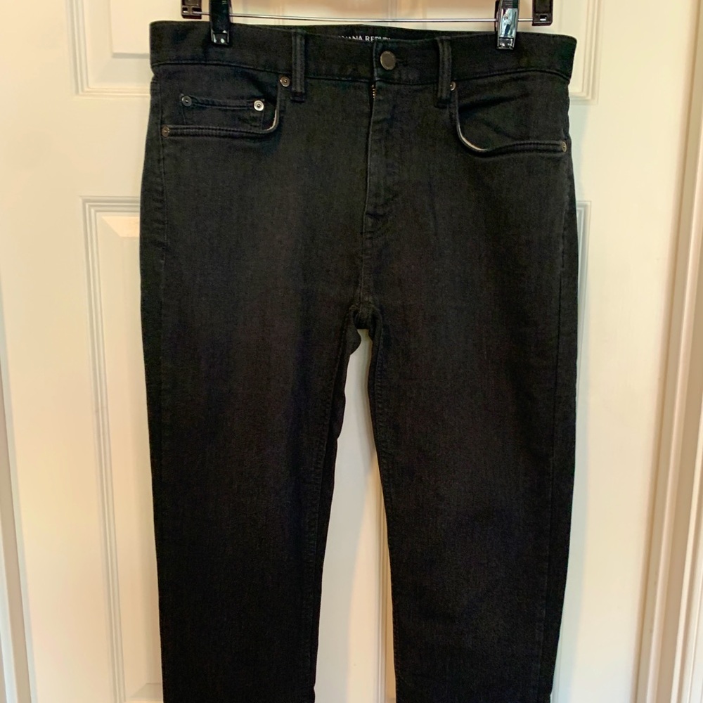 Men’s Charcoal traveler jean - mint condition